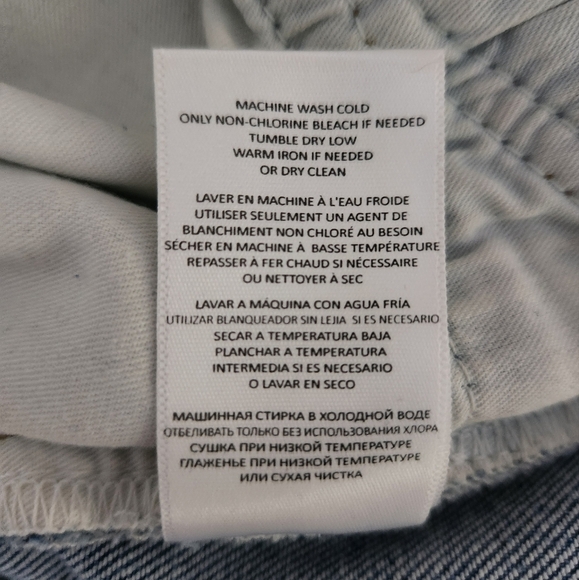 Re/Done | Comfort Stretch High Rise Stove Pipe Jeans in Mid 90s - Size 27 - Picture 13 of 13